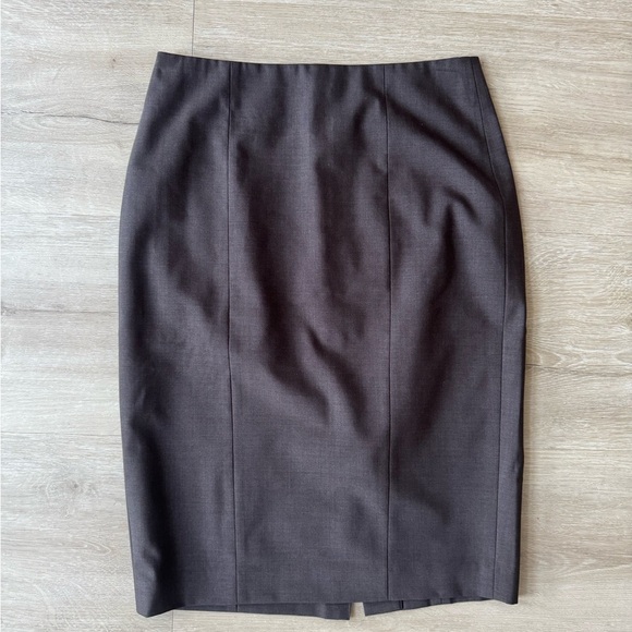 Ann Taylor Pencil Skirt Brown SZ 0 - Picture 1 of 6